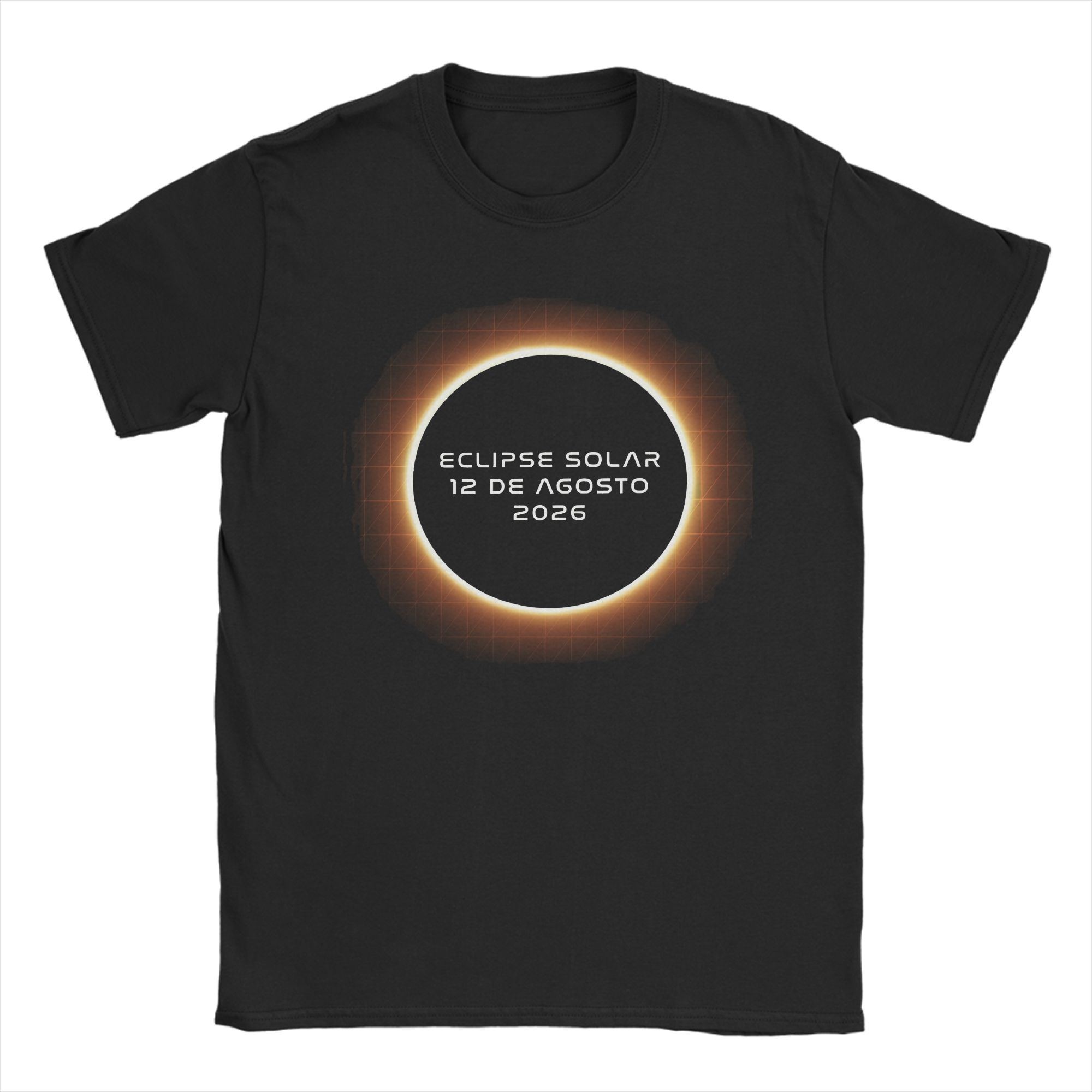 Summer Clothing In Spanish - Retro zonsverduistering 2026 - Spaanse tekst