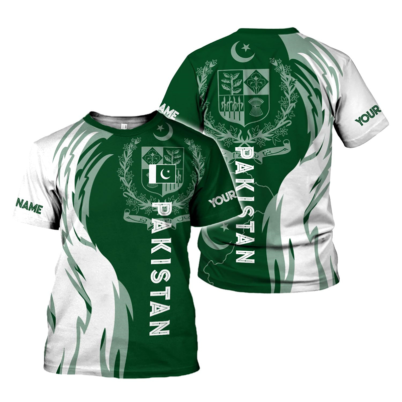 Summer Clothing Pakistan - Pakistan Vlag 3D Print heren T-shirts