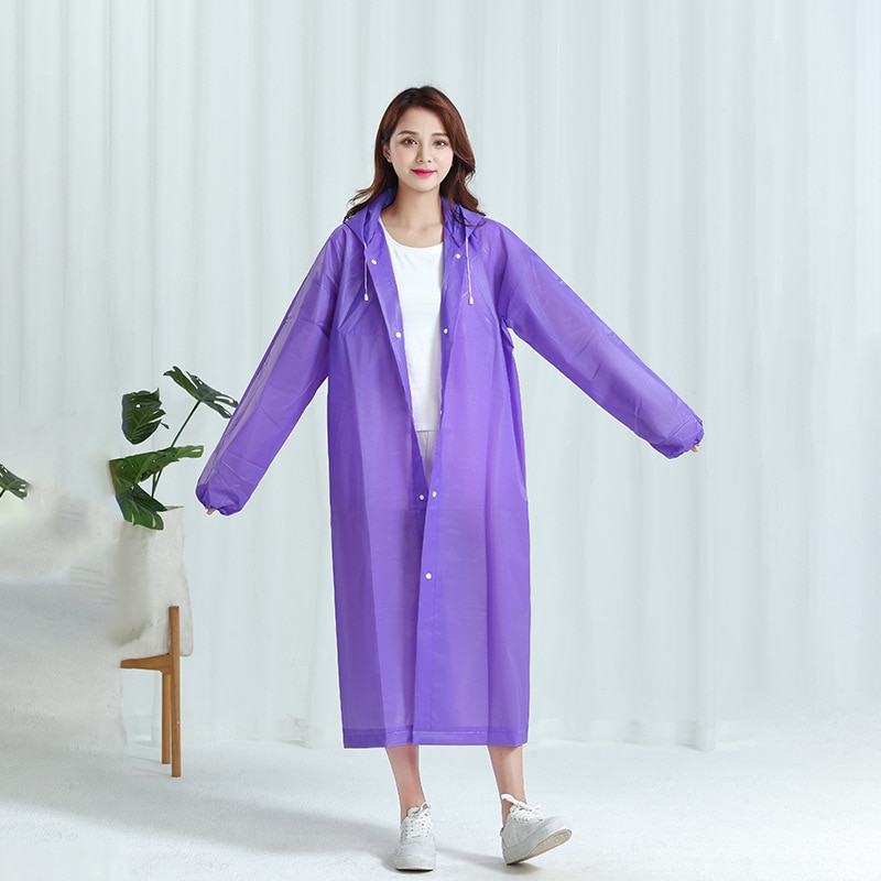 Summer Rain Clothing - 1 stuks Regenjas met Capuchon voor