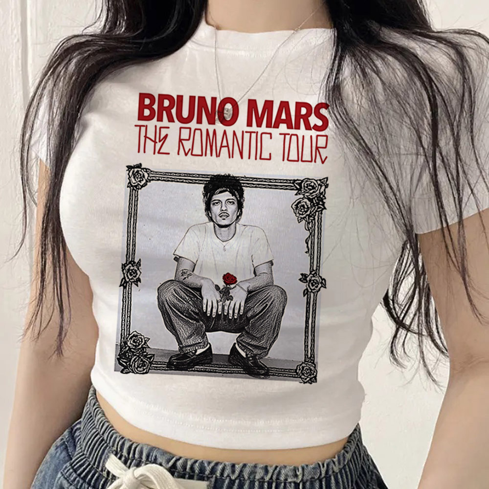 Summer Clothing Teens - Bruno Mars crop top tiener anime