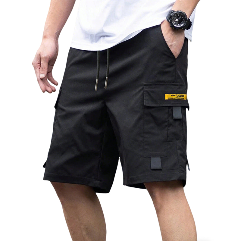 Summer Clothing Work - Zomer heren cargoshorts in effen kleur