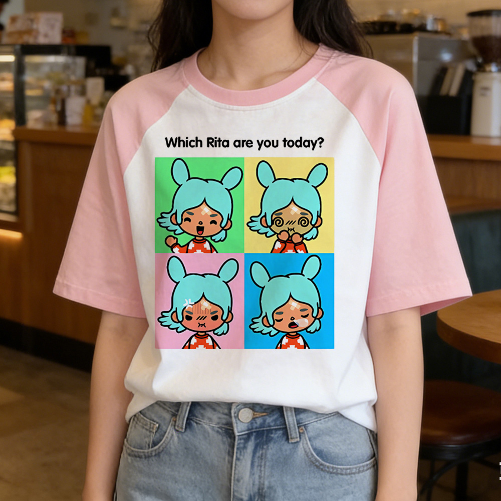 Summer Clothing Teens - Toca Boca shirt tiener gyaru jaren