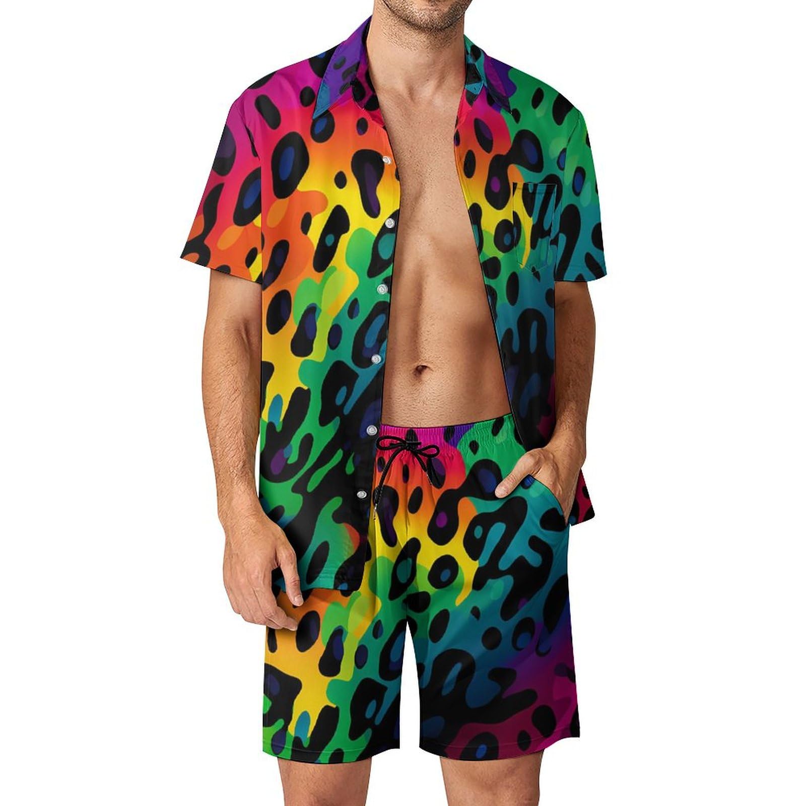 Summer Clothing Guys - Zomer onregelmatige geometrische 3D print heren