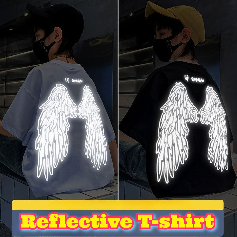 Summer Clothing Teens - Jeugd reflecterende vleugels T-shirt katoen korte