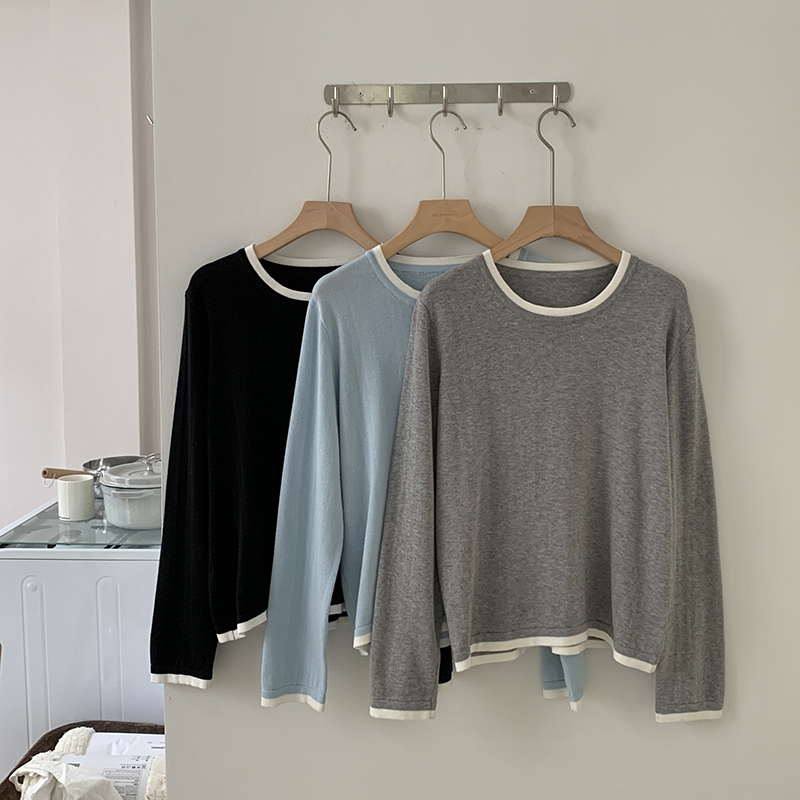 Summer Clothing For Women - 100% katoenen dames shirt met O-hals,