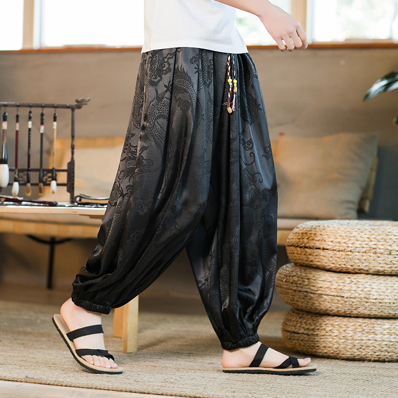 Summer Light Clothing - Heren Harun Broeken Zomer IJs Zijde