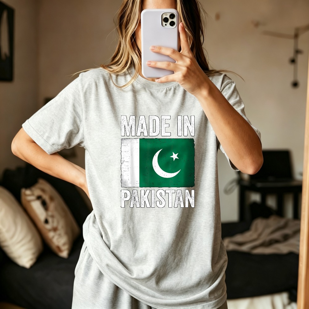 Gemaakt in Pakistan Grappig T- - Summer Clothing Pakistan recensie en prijs