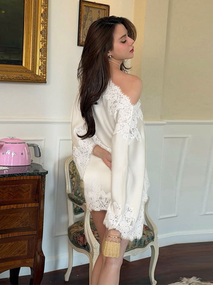 Elegant kant-patchwork dames s - Summer Clothing Office recensie en prijs