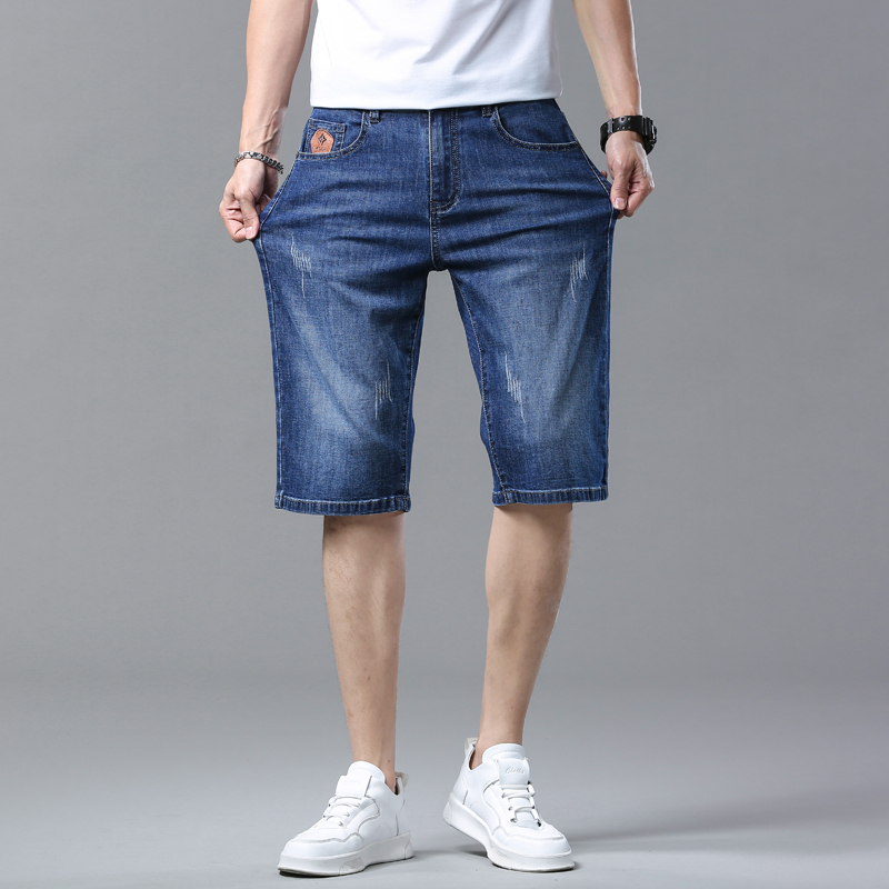 Herenshorts Zomer rechte denim - Summer Clothing Office recensie en prijs