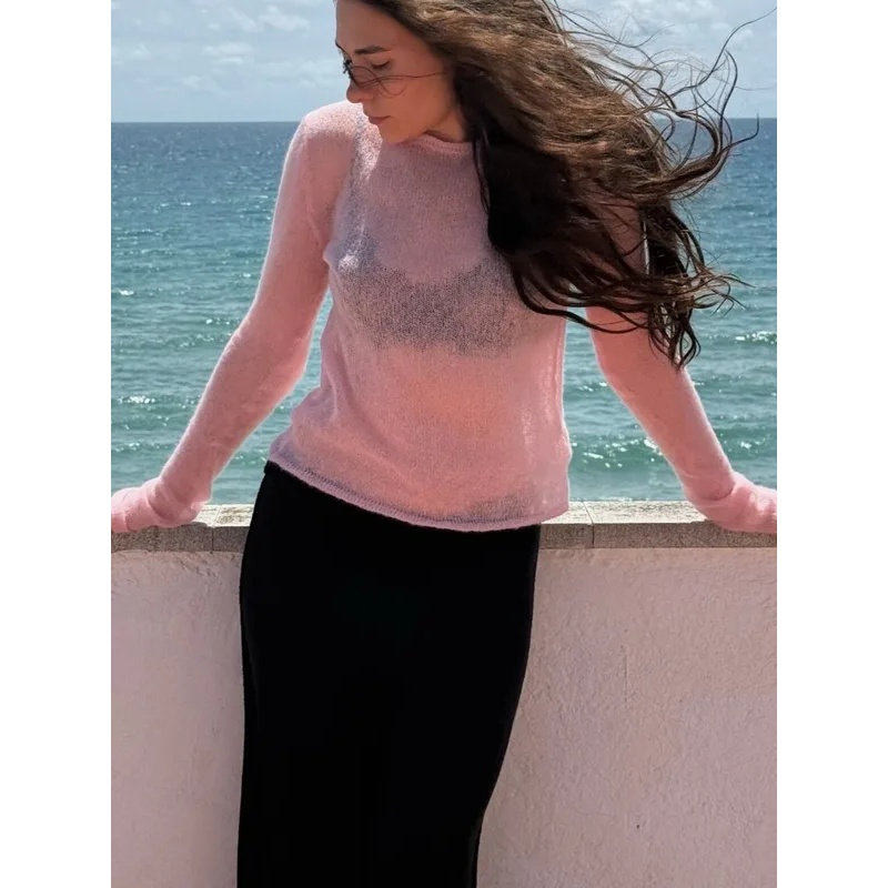 Dunne gebreide damestrui Lente - Summer Clothing Yarn recensie en prijs