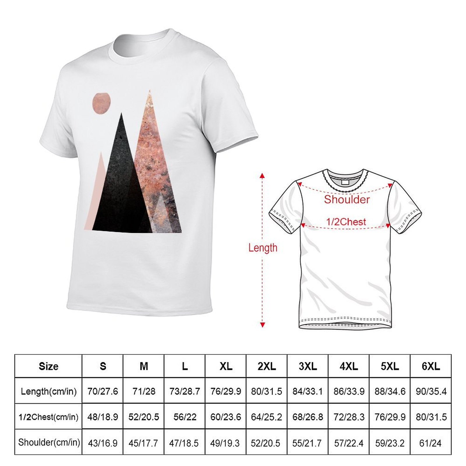 Nordic Mountain Range T-shirt, - Summer Clothing Range recensie en prijs