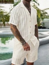 Heren gehaakte gebreide 2-deli - Summer Clothing Guys recensie en prijs