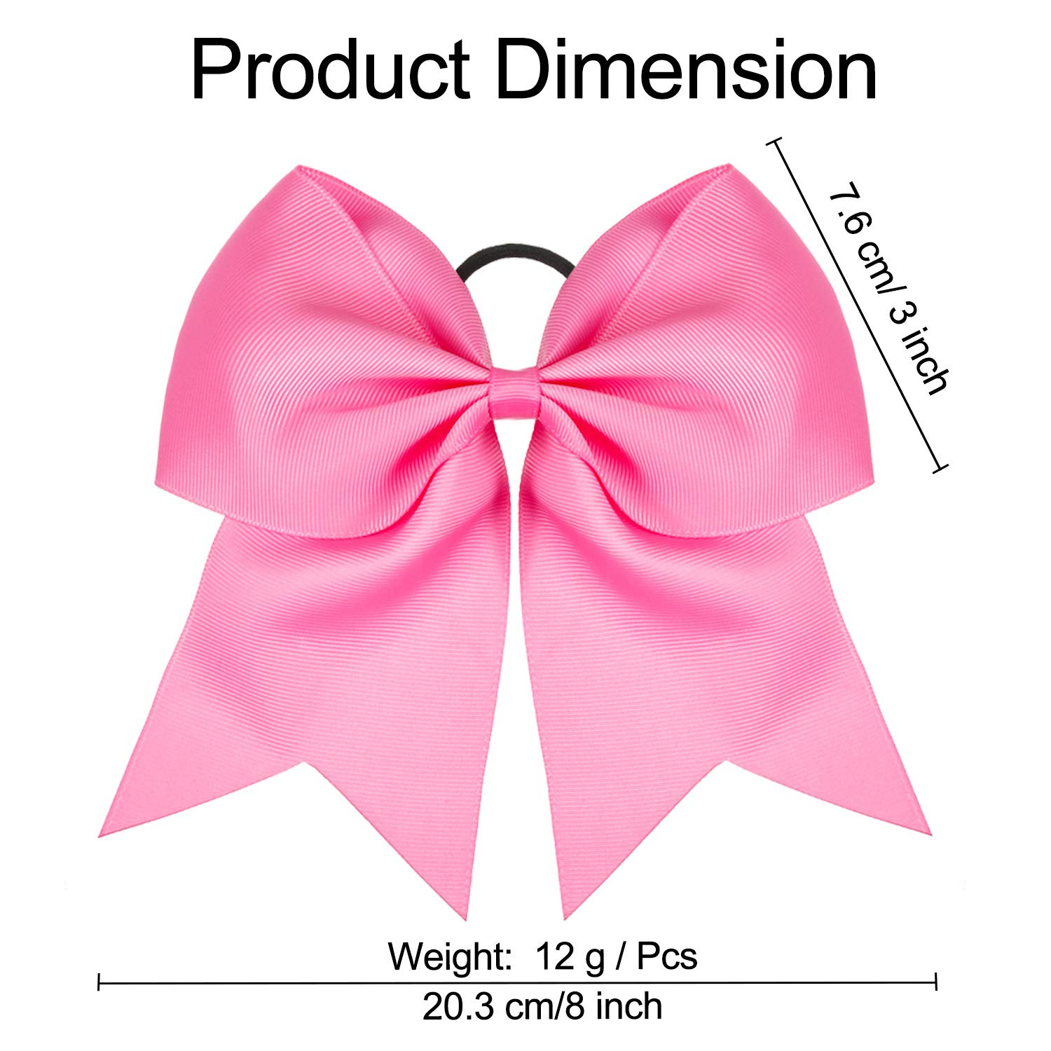 Jumbo Cheerleading Bow 8 Inch  - Summer Clothing Teens recensie en prijs