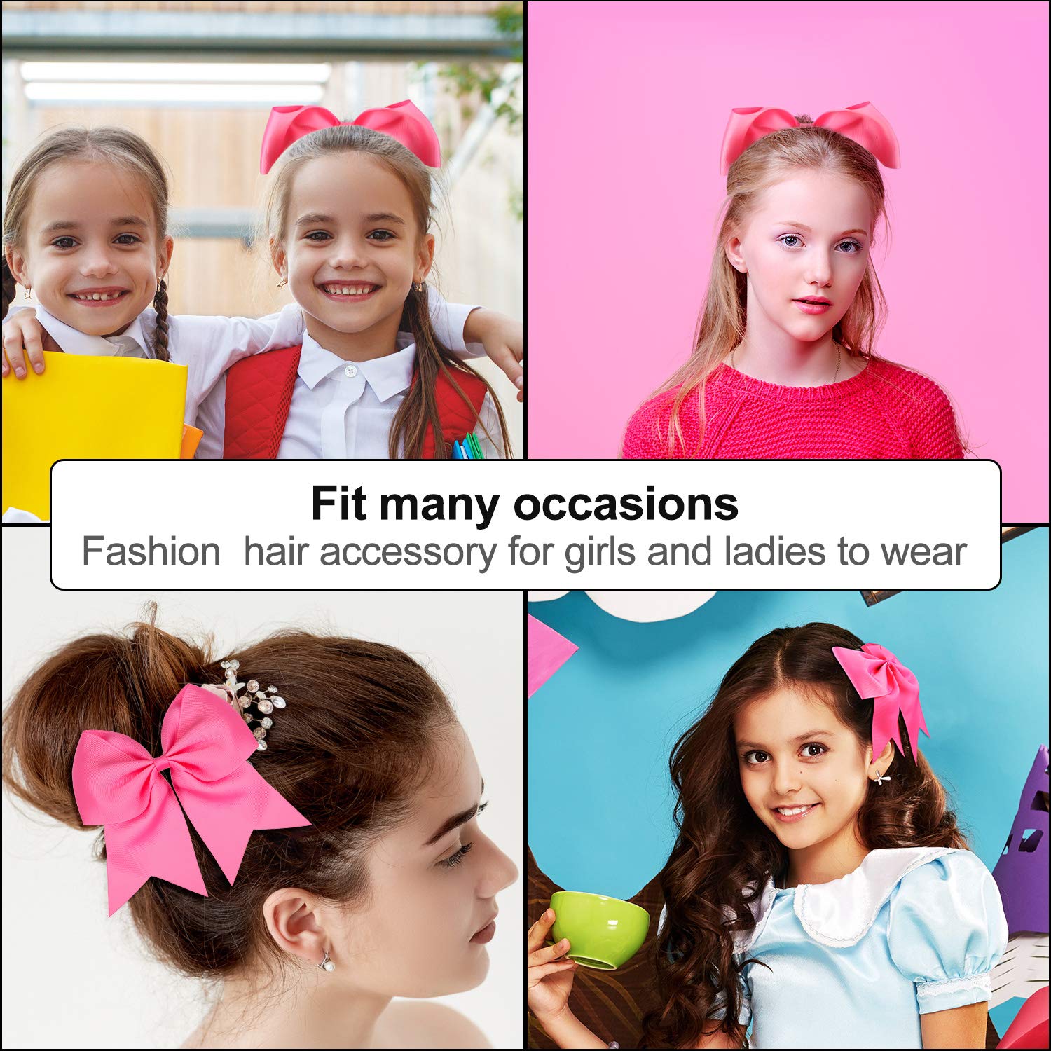 Jumbo Cheerleading Bow 8 Inch  - Summer Clothing Teens recensie en prijs