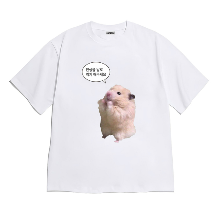 Grappig Hamster Meme Grafisch  - Summer Clothing Teens recensie en prijs