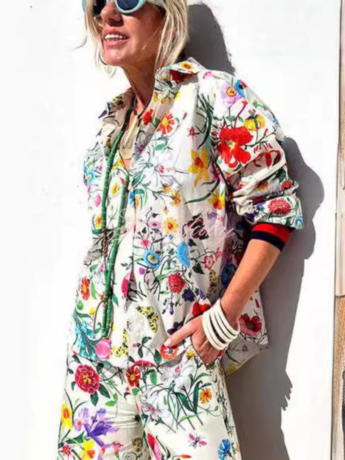 Modieuze casual bedrukte set l - Summer Clothing Work recensie en prijs