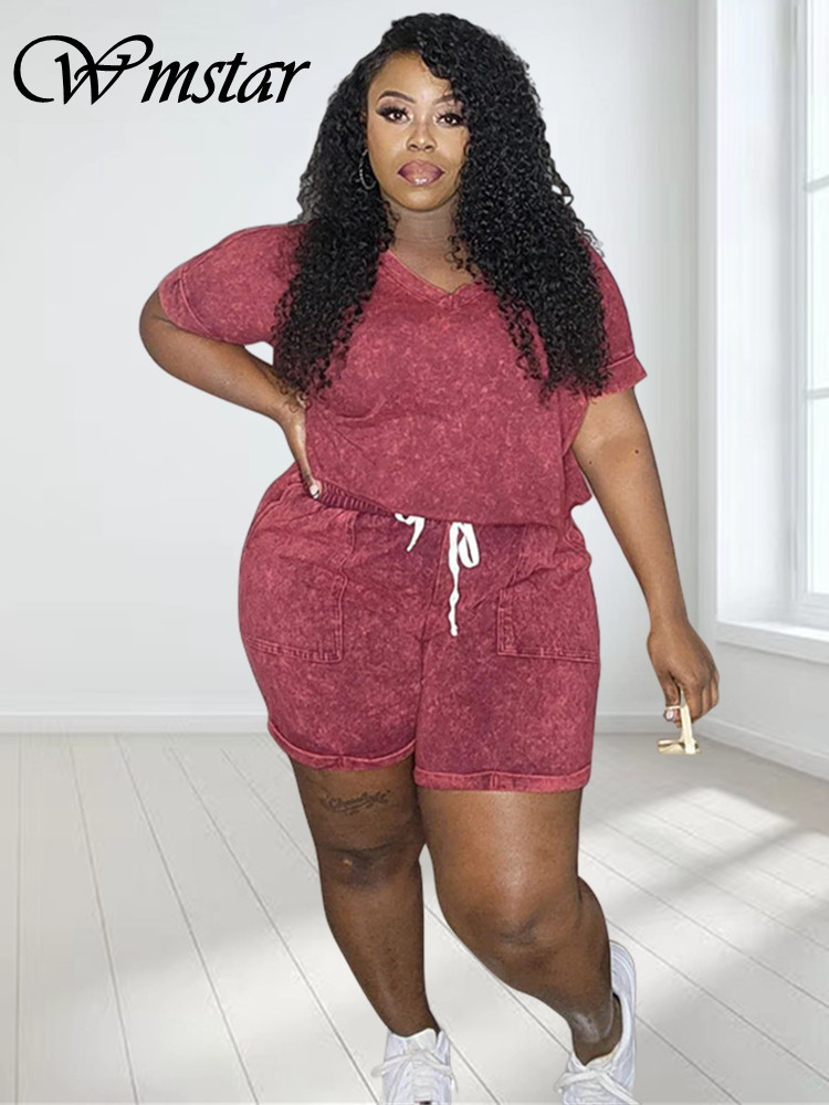Wmstar Plus Size Tweedelige Ou - Summer Clothing Wholesale recensie en prijs