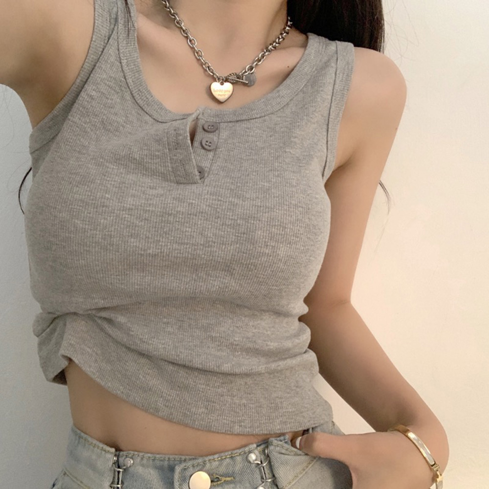 Tanktop voor dames Geribbelde  - Summer Clothing Teens recensie en prijs