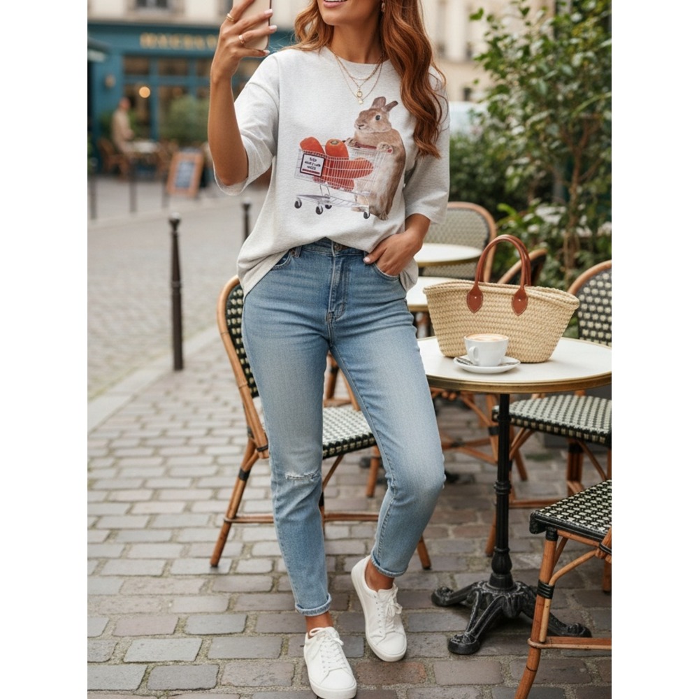 T-shirt voor dames Geometrisch - Summer Clothing Must Haves recensie en prijs