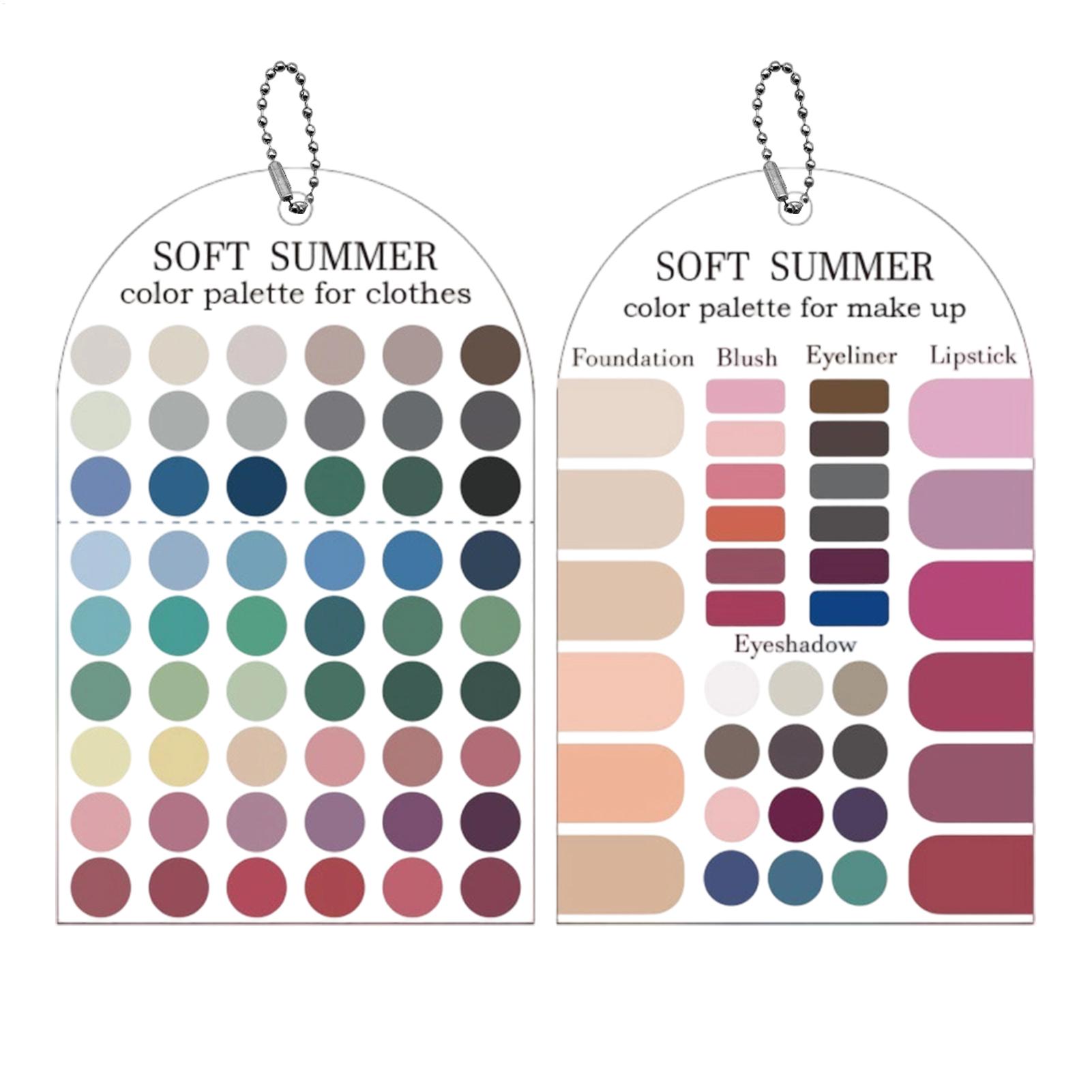 2 stuks acryl seizoenspalet, z - Summer Clothing Color Palette recensie en prijs
