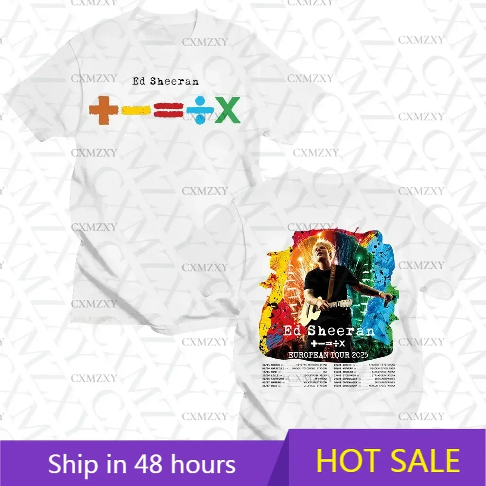 Ed Sheeran European Tour T-shi - Summer Clothing Gif recensie en prijs