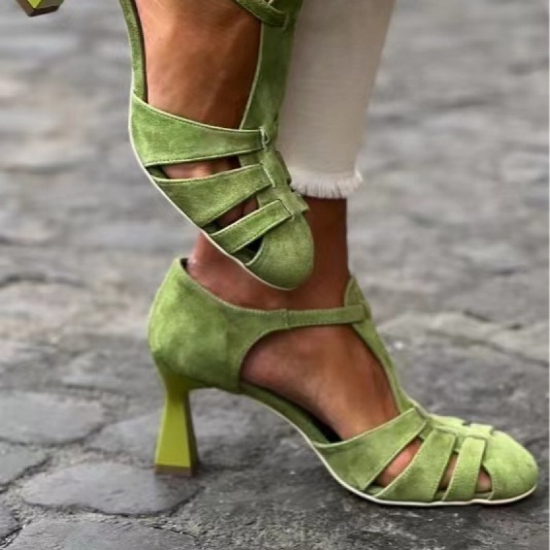 Dames Groene Suède Kitten Heel - Summer Clothing For Petite Women recensie en prijs
