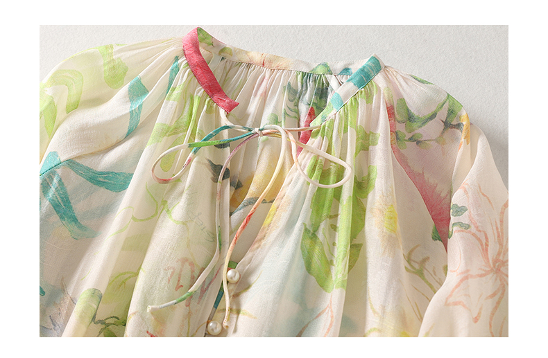 Vakantie Strand Bloemige Boho  - Tie Front Shirt recensie en prijs