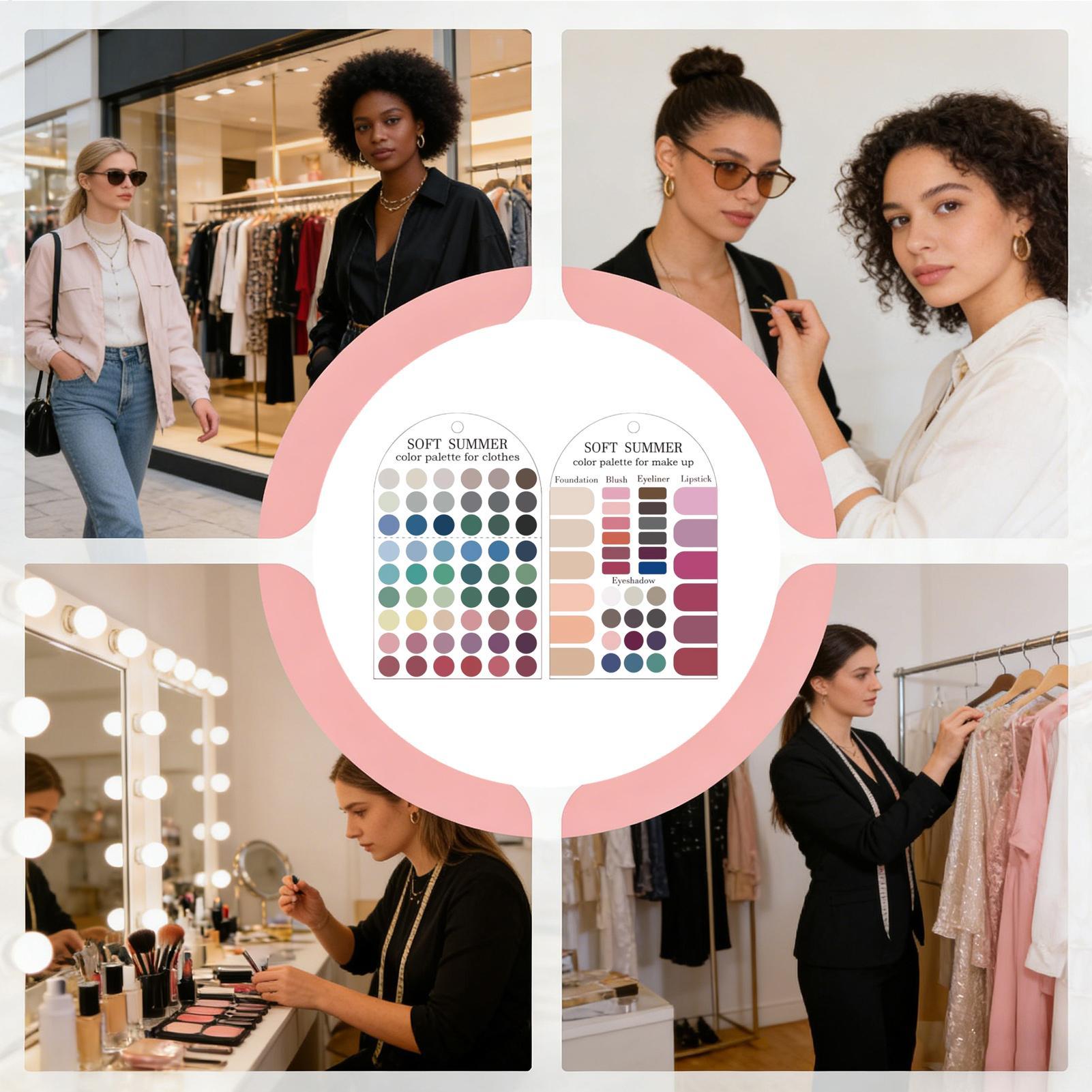 Zacht zomerkleurenpaletkaartje - Summer Clothing Color Palette recensie en prijs