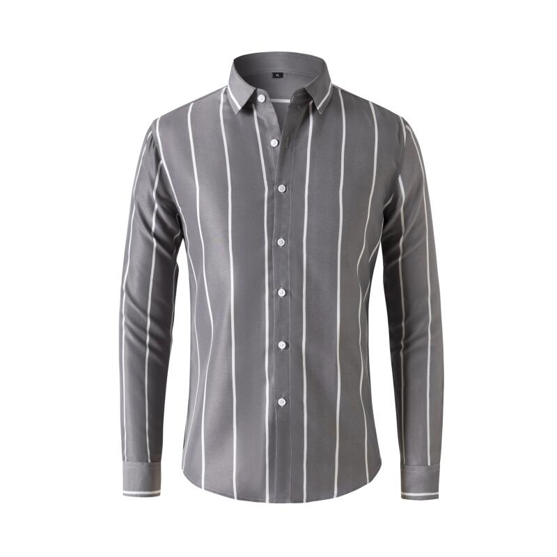 Heren gestreept overhemd met l - Summer Clothing Office recensie en prijs