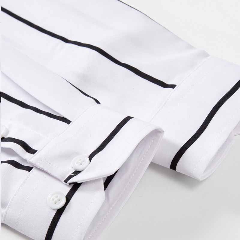 Heren gestreept overhemd met l - Summer Clothing Office recensie en prijs