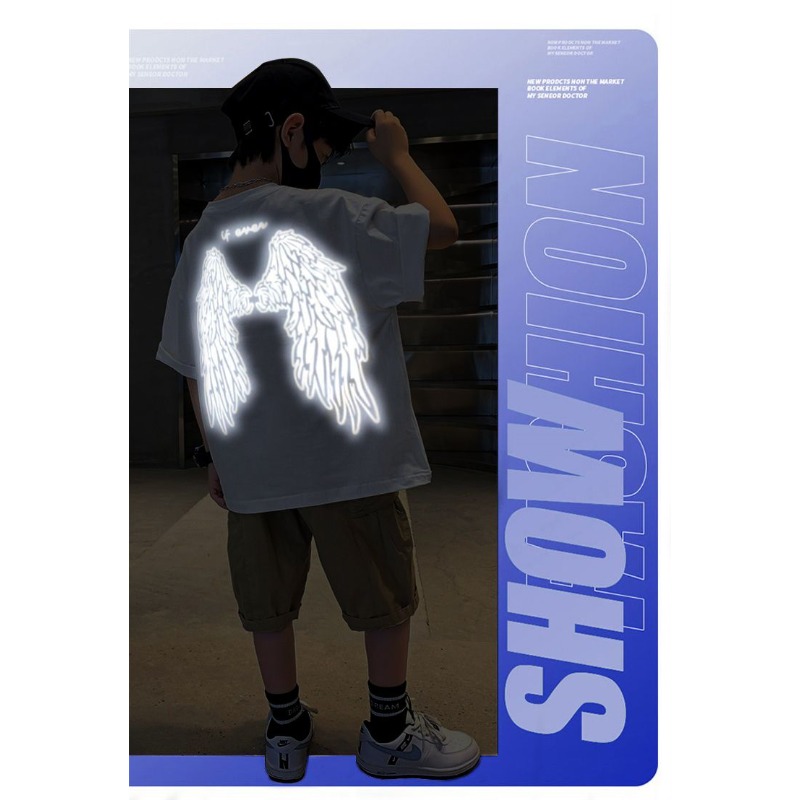 Jeugd reflecterende vleugels T - Summer Clothing Teens recensie en prijs
