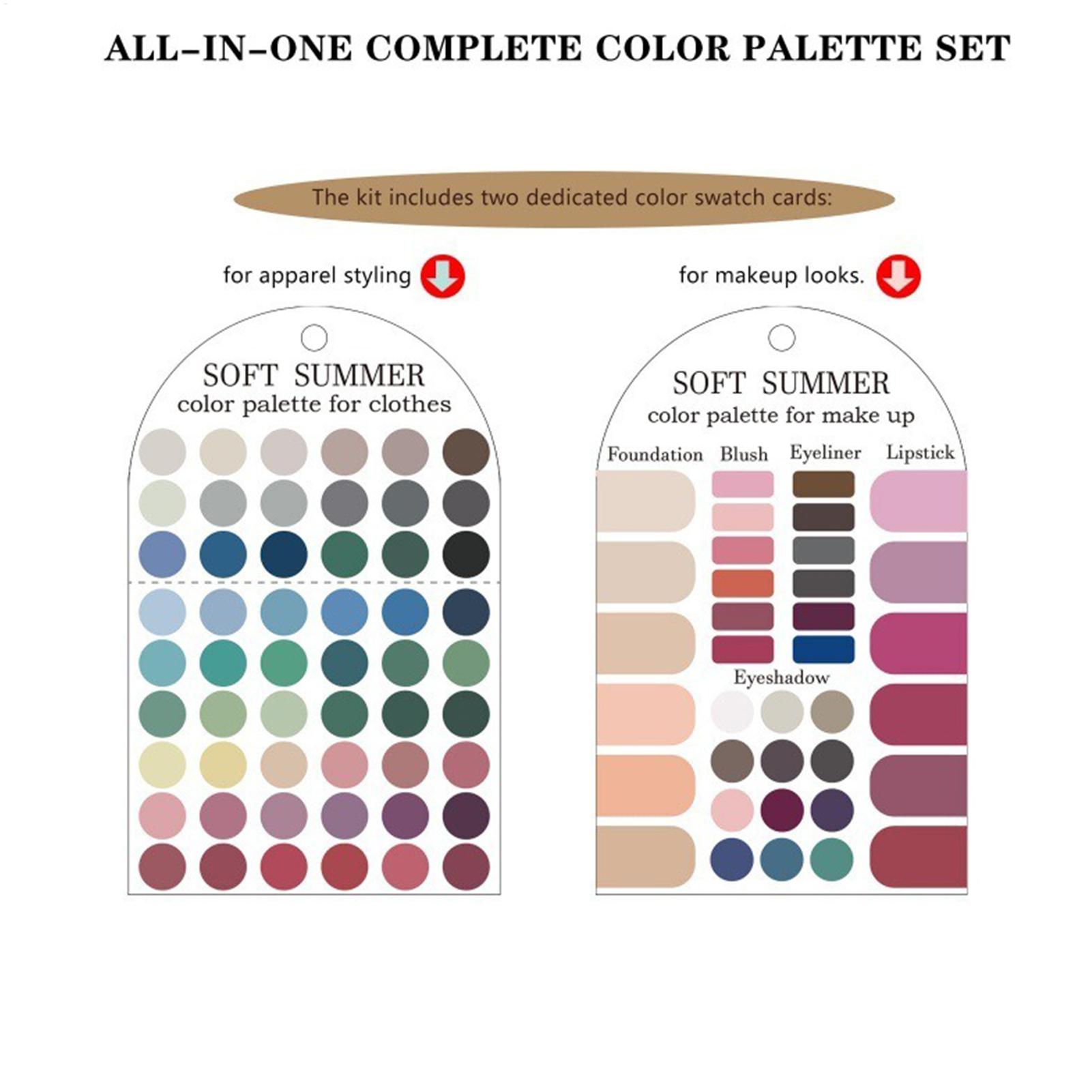 2 stuks acryl seizoenspalet za - Summer Clothing Color Palette recensie en prijs