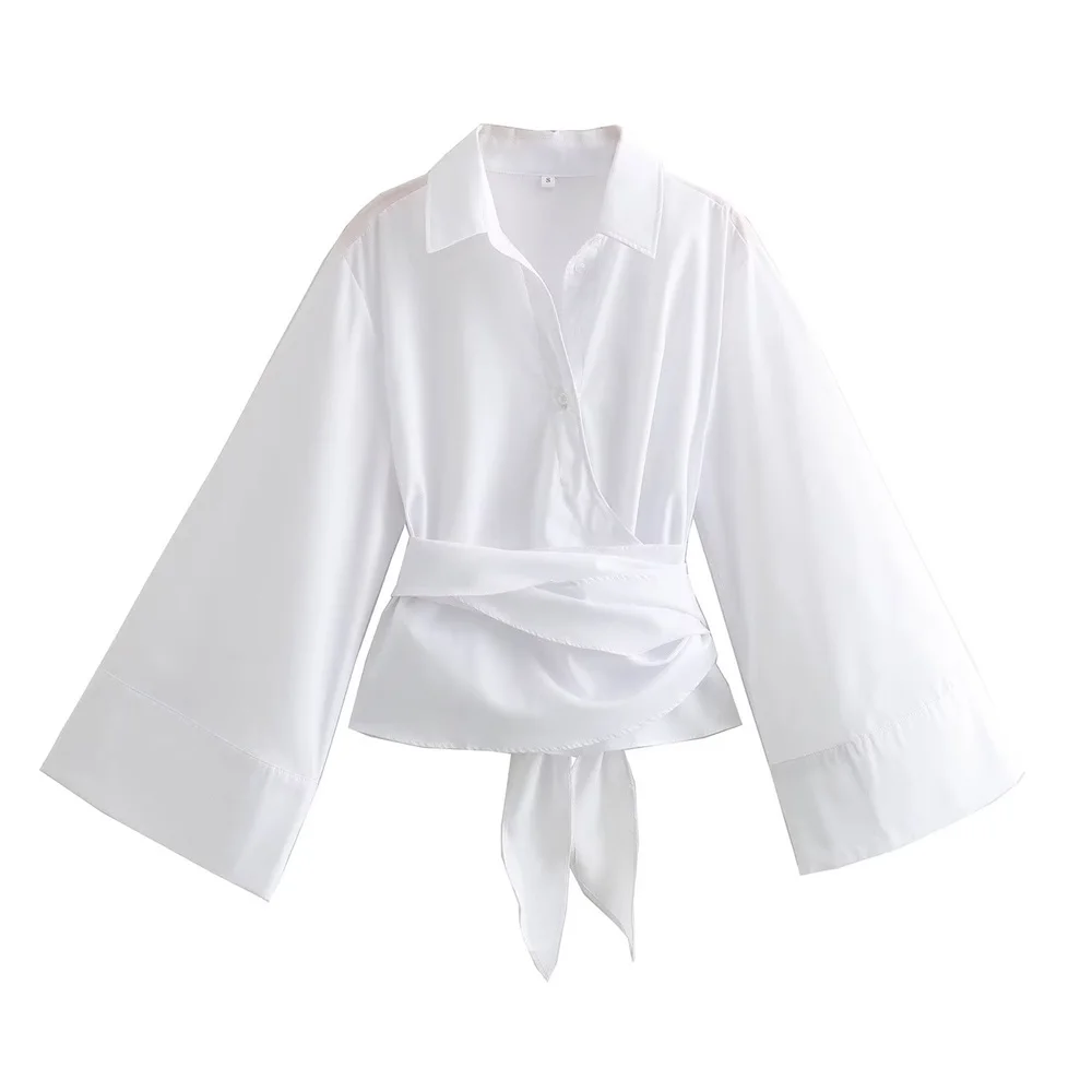 Nieuwe Damesmode Casual Polo H - Tie Front Shirt recensie en prijs