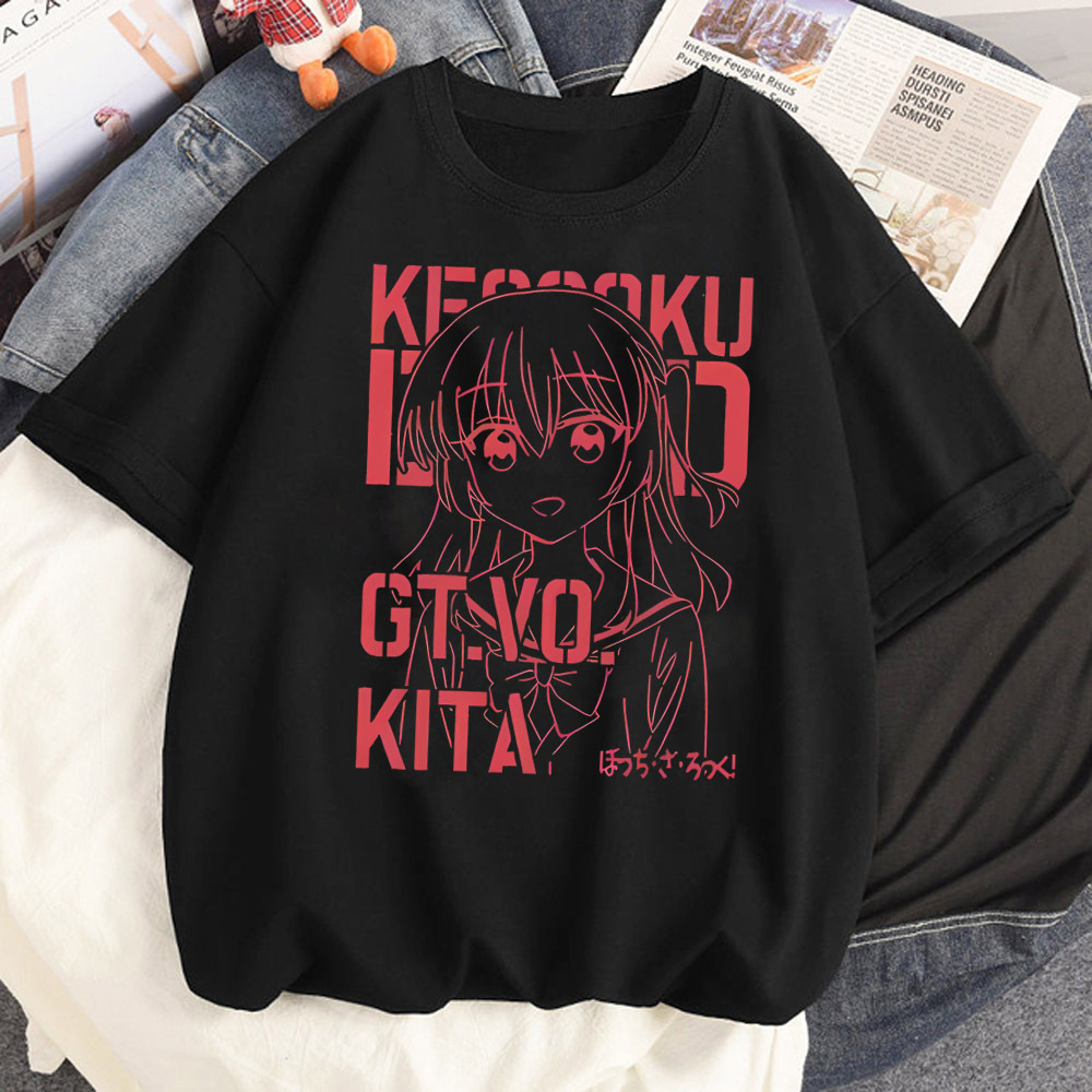 Bocchi The Rock Shirt Tiener j - Summer Clothing Teens recensie en prijs