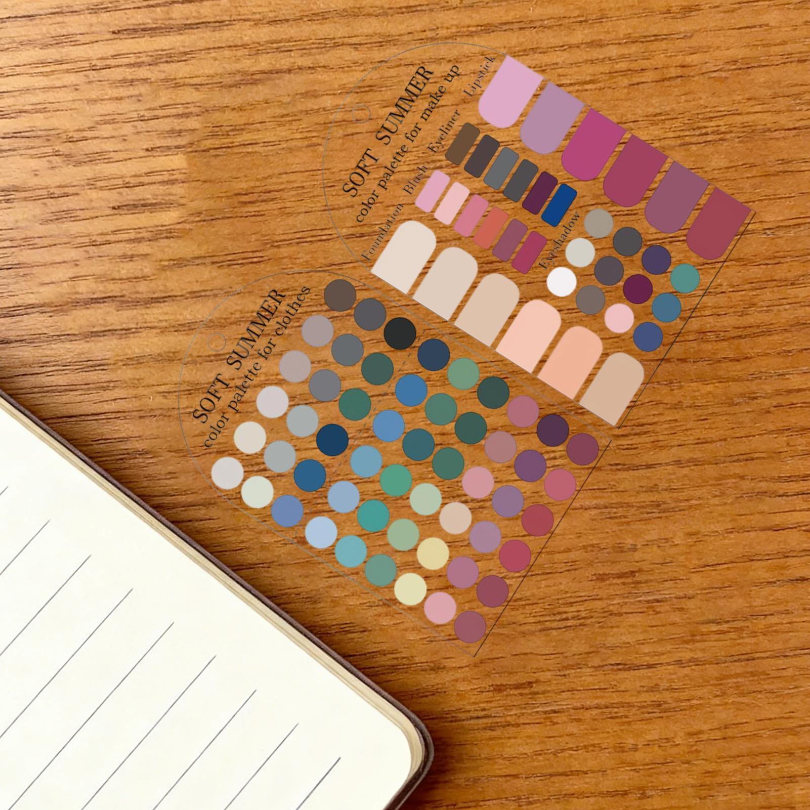 2 stuks acryl kleurenpalet, za - Summer Clothing Color Palette recensie en prijs