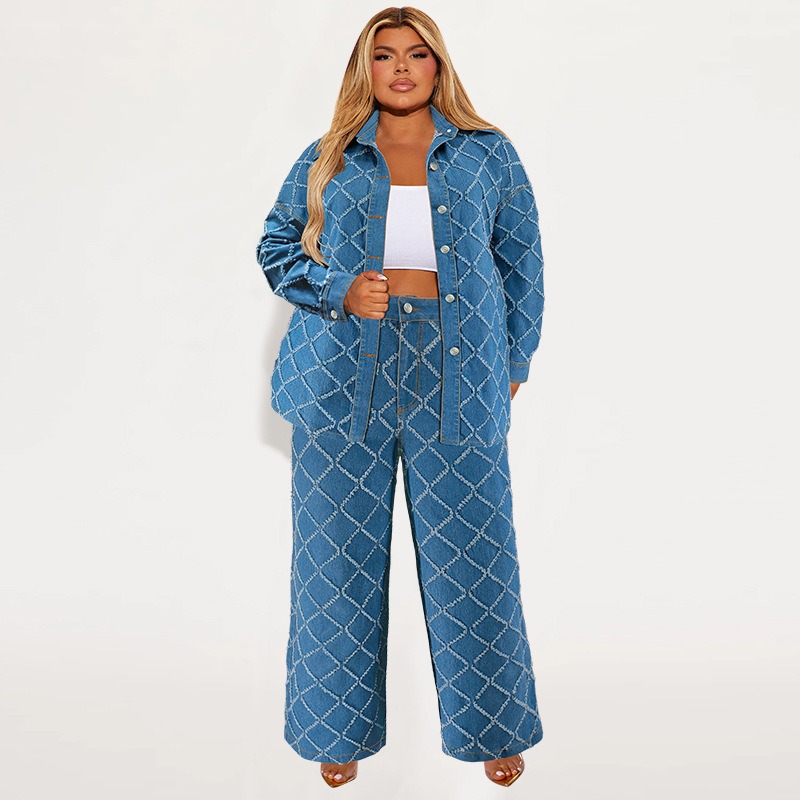 Wmstar Plus Size Denim Tweedel - Summer Clothing Wholesale recensie en prijs